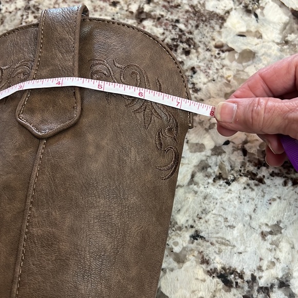 Roper Womens Scrolls And Vines Tan Cowboy, Western Boots Size 6.5 Medium (B, M) - Picture 10 of 11